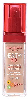 Bourjois Healthy Mix Anti-Fatigue Medium Coverage Liquid Foundation 52 Vanilla, 30ml, 29199601052