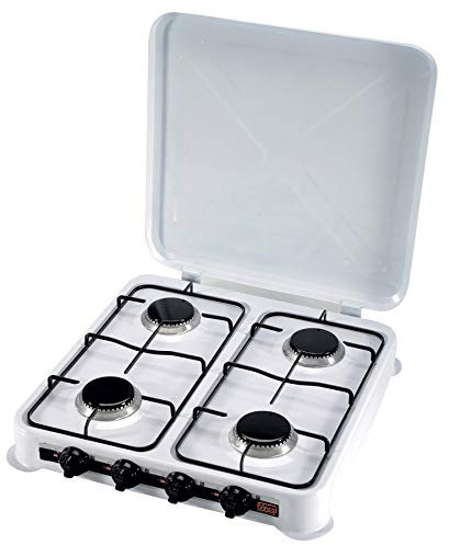 Vinco 76004 - Hornillo de gas GLP, 4 fuegos, 1,4 kW