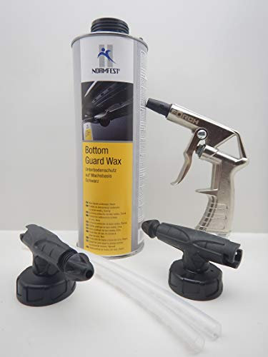 Normfest UNTERBODENSCHUTZ WACHS Bottom Guard Wax 1L ROSTSCHUTZ DRUCKLUFT SCHWARZ (2)