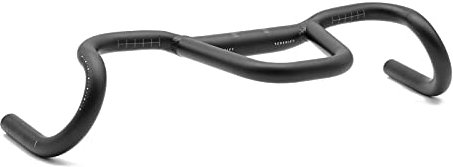 REDSHIFT Kitchen Sink, Bike Drop Bar Handlebar for Road Bikes, Gravel Bicycle Handlebars, Aluminum, 31.8mm Clamp, 20mm Rise - 44cm Width with Loop