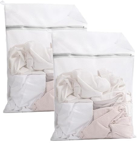 Laundry Bags for Washing Machine, 2 Pcs Wash Bag Mesh Washing Bags for Laundry (40x50cm)