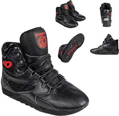 Otomix Bottes Ultimate Carbonite pour hommes et femmes pour l'haltérophilie, la musculation, la dynamophilie, le crossfit, le soulevé de terre, le levage, la lutte, la boxe, la course à pied