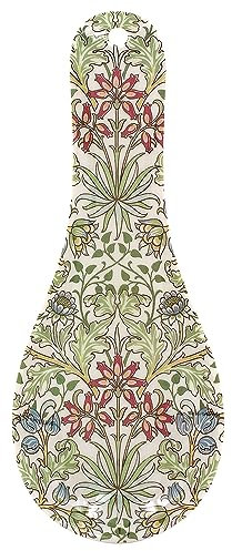 Lesser & Pavey Repose-cuillère en jacinthe pour cuisine et maison | Joli support de cuillère britannique pour accessoires de cuisine | Repose-cuillère résistant à la chaleur pour tous les types de