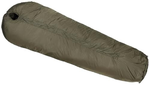 Mumienschlafsack, 3 Seasons, Oliv, 2-lagige Füllung