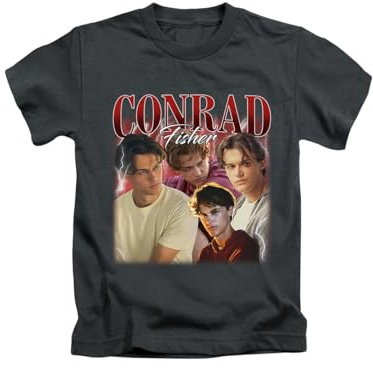 New Spirit Original Conrad Fisher, T-shirt alla moda e trendy, divertente, unisex, top trendy, Nero , L