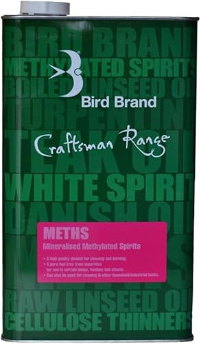 5L, Craftsman Range Methylated Spirits, Multi Purpose Cleaning Solution & Fuel, High Purity Denatured Alcohol for Cleaning, Degreasing, Paint Thinning, Disinfecting & Camping Stoves
