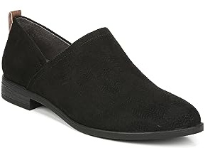 Dr. Scholl's Shoes Women's Ruler Slip-On Loafer, Black Microfiber, 9