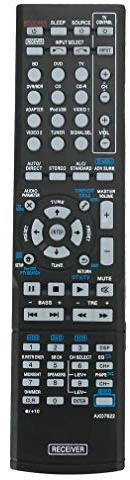 VINABTY Reemplazo del Control Remoto AXD7622 para el Sistema de Cine en casa AV de Pioneer VSX-521 VSX-826-K VSX-421 VSX-23TXH VSX-42 VSX-422-K VSX-921-K VSX-523-K Sistema de recepción