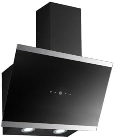 PKM S33-60A+BTH Dunstabzugshaube | Schräghaube | 60cm | Abluft | Umluft | Display & Touch Control | LED-Beleuchtung