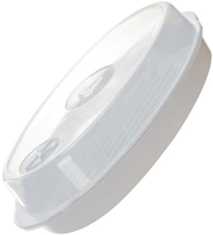 BESTonZON Bandeja De Vapor Con Tapa Para Horno Microondas Vaporera De Alimentos Para Cocinar Pescado o Verduras