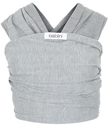 Babiini Fular Portabebés Recién Nacidos, Ajustable y Elástico, Ergonómico y Transpirable, Ideal para Porteo de Bebés de 3.2kg - 12kg – Fácil de usar, Manos Libres y Lavable a Máquina