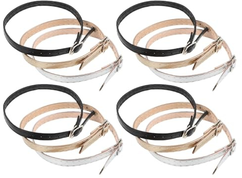 Gatuida 6 paia di cinturini alla caviglia per tacchi alti - Cinturini per scarpe con tacchi alti - Cinturino per scarpe staccabile con fibbia - Accessori per lacci anti-allentamento
