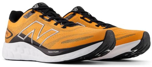 New Balance Fresh Foam 680 V8 Herren-Laufschuh, Sizzle/Schwarz/Dark Silver Metallic