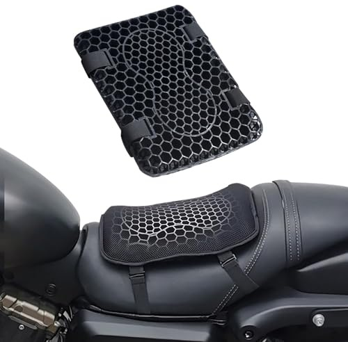 Coussin de Selle Moto pour Honda CRF1100L CRF 1100 L L4 Africa Twin, Coussin Antidérapant de Siège Pliable en Gel pour Moto Absorption des Respirant Coussin de Siege Moto