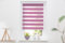 K-home Klemmfix Doppelrollo Madrid ohne Bohren Flieder 70 x 200 cm (B x L)