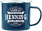 History & Heraldry Echter Kerl - Emaille Becher Henning - individuelle und personalisierte Tasse mit Name und Spruch