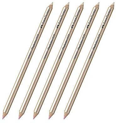 Faber-Castell - Gomma a Matita Perfection 5X 7057 | Doppia Punta | Morbida e Dura