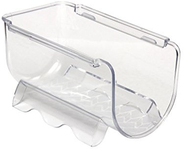 Botellero para frigoríficos | para una Botella de 2 litros | Estante apilable Transparente