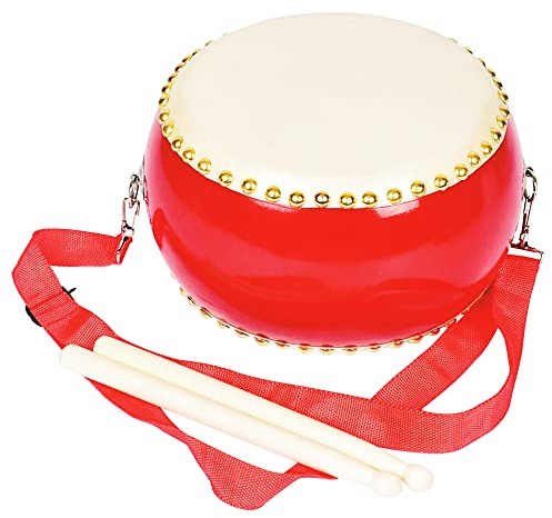 DSQSTMR Drums Percussion Chinese Drum Hand Tambourine Taiko Bongos Musical Gifts Instruments for Kids Sensory Learning Set Little Boy Kids Toys