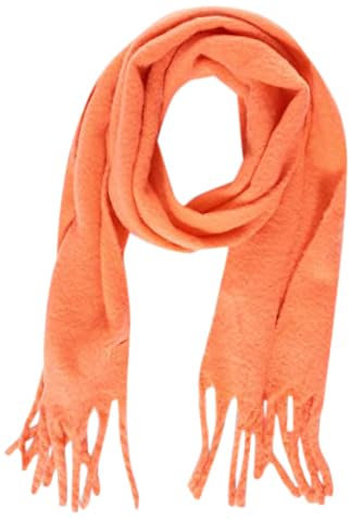 STREET ONE Damen A571886 Schal, Blazing Coral neon, A