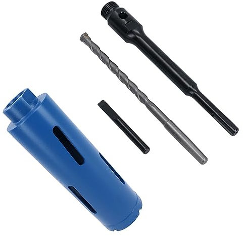 52mm x 150mm Dry Diamond Core Drill Cutter With 1/2in BSP SDS Arbor Guide