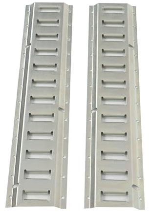 Silscvtt Kit de rieles de amarre galvanizados plateados de 2 pies para garajes, furgonetas, remolques, motocicletas, amarres de ATV, cargas pesadas de hasta 2000 libras
