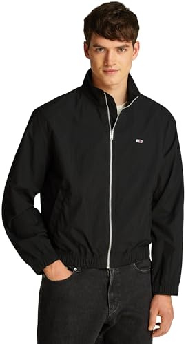 Tommy Jeans Tjm Essential Jacket Ext Dm0Dm20655, Giacca Antivento, Uomo, Nero (Black), XXL Plus
