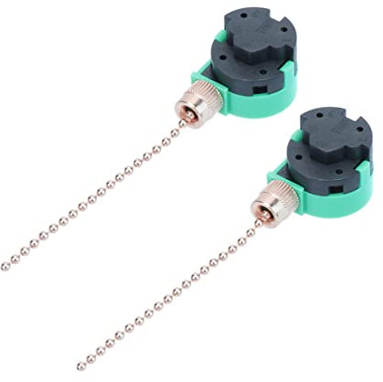 HYTROVE 2pièces Chaîne De Traction Réglable à Pour Ventilateur De Plafond Et Lampes Éclairage Compatible Avec Divers Luminaires