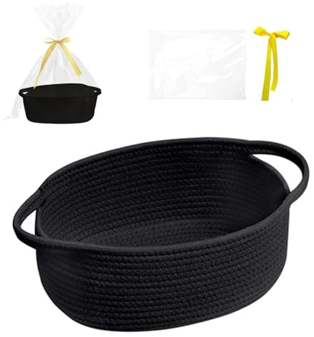 Panier cadeau vide tressé avec sacs cadeaux et rubans, panier de rangement vide pour anniversaire, mariage, fête prénatale, Thanksgiving, Noël
