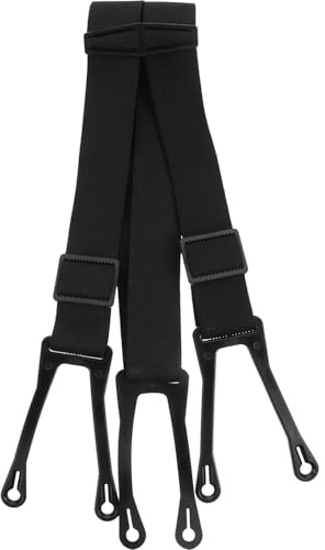 Hoement Bretelles Élastiques Antidérapantes pour Pantalon de Hockey sur Glace Junior Ceinture de Protection Ajustable pour Entraînement et Compétition Matériau Robuste et Extensible