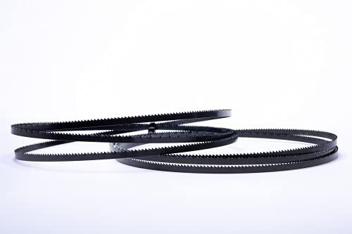 Encut - Set di 2 lame per sega a nastro ad alte prestazioni, 1490 x 10 x 0,65 mm, in acciaio per utensili, 14 tpi