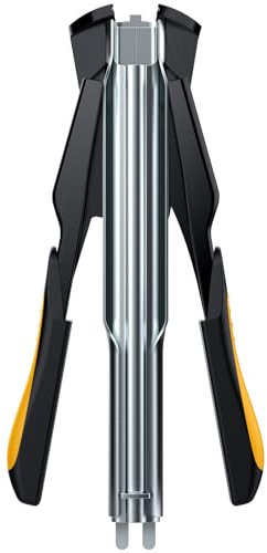 Proster Agrafeuse Manuelle C-type pour Grillage – Pince de Clôture Métallique avec Poignée TRP Ergonomique – Outil de Fixation pour Filets, Cages Animaux et Travaux de Bricolage