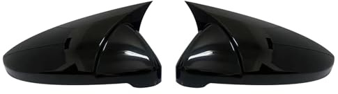 Sidospegel Caps 2st för VW för Golf 7 MK7 7.5 GTI GTD GTE R För Touran 2013-2020 Sidovinge Backspegel Skalskydd Trim Backspegelskydd(Gloss Black)