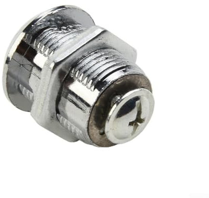 Efficiente sistema di chiusura a camma con 2 chiavi, protegge perfettamente tutti i tuoi oggetti di valore nei cassetti o nelle cassette postali (20 mm)