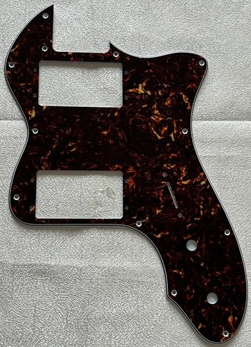 Pick Guard For Fender '72 Telecaster Thinline Style gitarr pickguard repplatta (4-lagers brun sköldpadda)