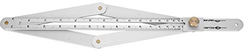 Sorandy Goniometer Linjal Mångsidig Diagonal Takprofil för Träbearbetning Mätverktyg 15 Rostfritt Stål Träbearbetningsverktyg för Gör-det-själv-entusiaster
