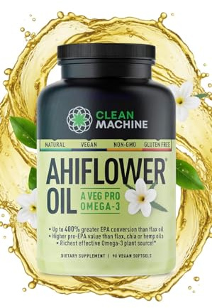 Vegan Fish Oil Alternative - Award Winning Omega 3, DHA, EPA and GLA Supplement - Plant Based Omegas - 4X Better Than Flax, Chia & Hemp - Contains GLA not Found in Algae - 90 Vegan softgels