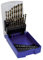 TIVOLY - Coffret Forets Gradués Métaux Haute Performance - Spécial Perçage Inox et Aciers Résistants - 19 Forets HSS Cobalt Ø1 à 10mm
