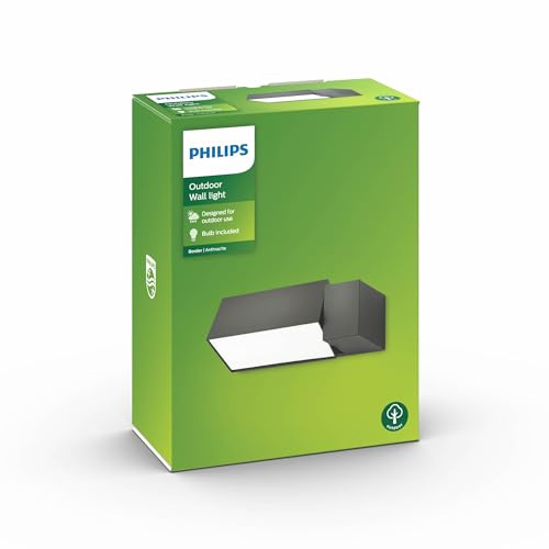 Philips myGarden Wandleuchte Border, 42W, ohne Leuchtmittel, grau