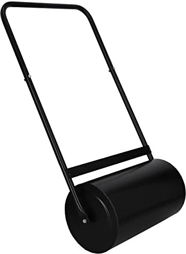 KOTARBAU® Rodillo de jardín para césped, 50 cm, Tambor, Herramienta para igualar el Terreno y compactar Las Superficies con Semillas y césped, Resistente, Rellenable con Arena o Agua