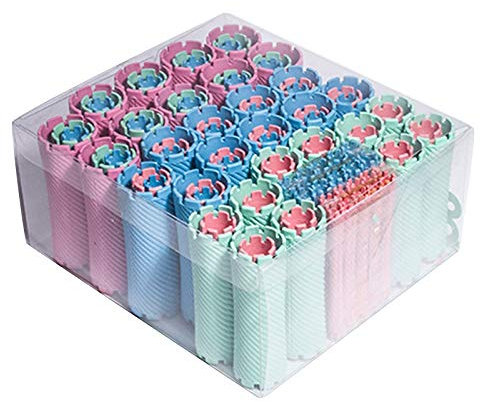 Echwave 100 Pz/Set 10 Dimensioni Capelli Perm Barre Kit Permanente Bar Plastica Riccioli Bigodini Set Mais Hair Maker Styling