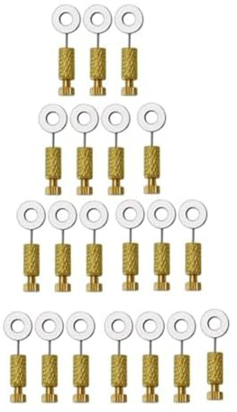 HiCOZZIE 20 Aiguilles de Verrouillage des Bords Du Cuir pour Maintenir la Couture, Épingler la Couture Du Cuir (0-6 mm et 6-12 Mm)