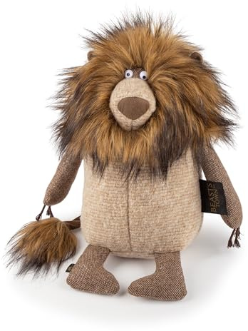 sigikid 31024 plyschdjur, beige/brun/lejon