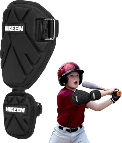 Hikeen Baseball Elbow Guard, Batter Elbow Pads Forearm Guard for for Softball & Baseball Batting Protecting Biceps Forearm Elbow, Elbow Shield for Youth&Kids