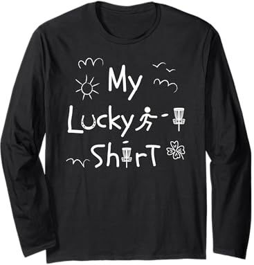 Disc-Golf-Player Disc-Golfing Game Funny Disc-Golf Maglia a Manica