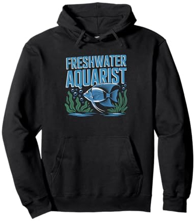 Acuarista Agua Dulce Cuidador Peces Acuariofilia Identidad Sudadera con Capucha