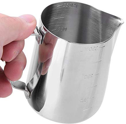 Hztyyier Topf zum Schmelzen, Kerzenherstellung gießtopf Edelstahl wachs schmelztopf bestnote kerzenherstellung krug für Kerze DIY(350ml)