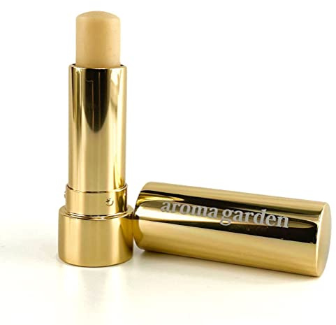 Bálsamo labial voluminizador de oro - Protege e hidrata los labios con oro, manteca de karité, aceite de menta y coco. Orgánico y natural - 4,2 g