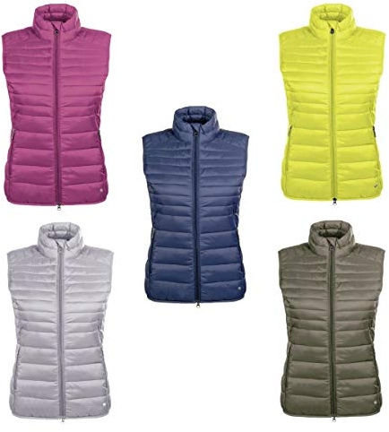 HKM Lena Gilet da Equitazione, Verde Oliva, XL Unisex-Adulto