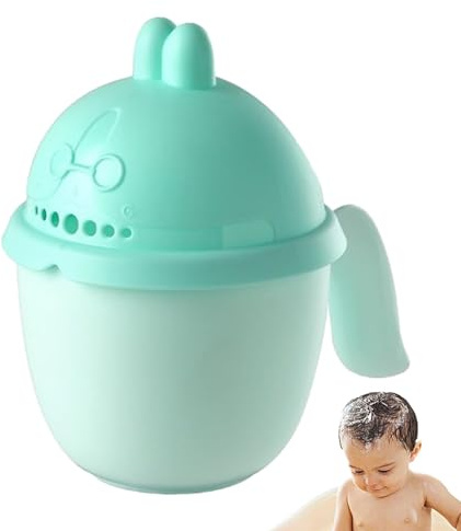 Gobelet à cheveux pour bébé, 7 trous d'eau, tasse de lavage confortable pour cheveux, tasse de lavage de shampooing, tasse de lavage de shampooing, tasse de bain pour , garçons et filles